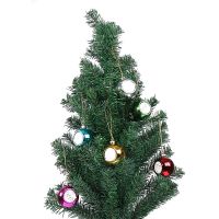 Sublimation Blank Plastic Christmas Ornaments Ball 6cm-green