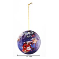 Sublimation Ceramic Christmas Ornaments-Round