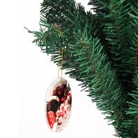 Sublimation Ceramic Christmas Ornaments-oval