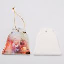 Sublimation Ceramic Christmas Ornaments-Bell