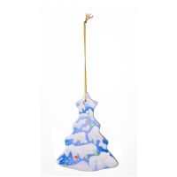 Sublimation Ceramic Christmas Ornaments-tree