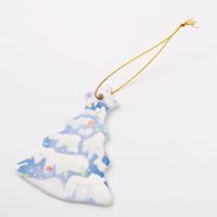 Sublimation Ceramic Christmas Ornaments-tree