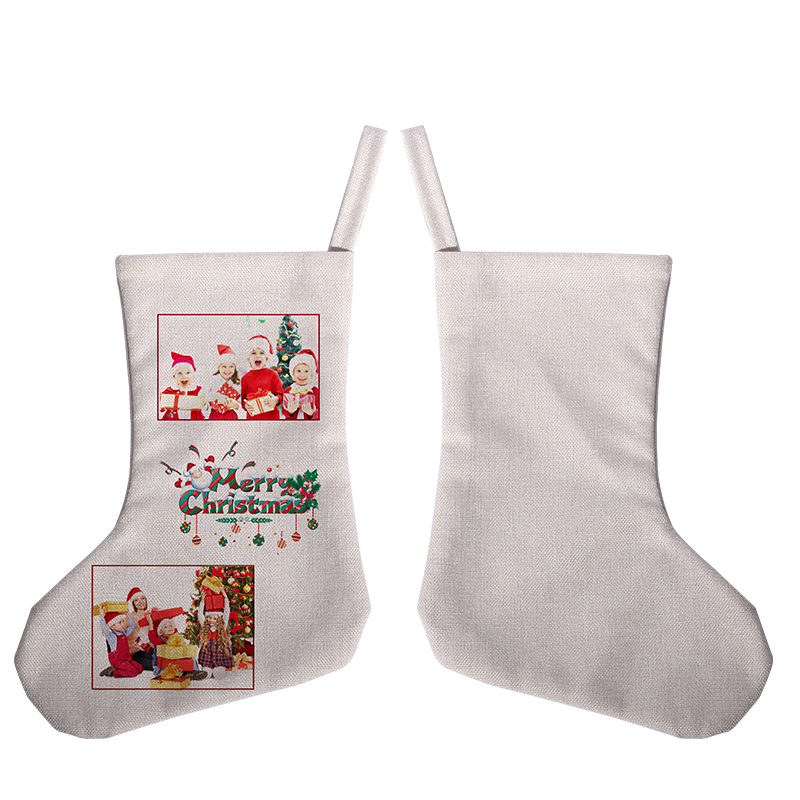 Sublimation Linen Christmas Stockings