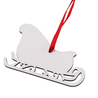 Sublimation Double-side MDF Christmas Ornaments -skates