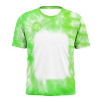 Sublimation Blank Unisex Bleached T-shirt-Rectangle-M