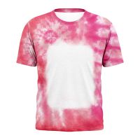 Sublimation Blank Unisex Bleached T-shirt-Rectangle-M