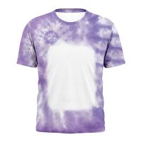 Sublimation Blank Unisex Bleached T-shirt-Rectangle-M