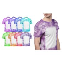 Sublimation Blank Unisex Bleached T-shirt-Rectangle-XL