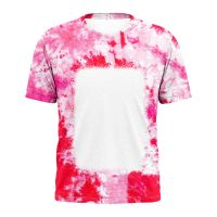 Sublimation Blank Unisex Bleached T Shirt-S