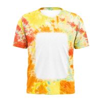 Sublimation Blank Unisex Bleached T Shirt-S