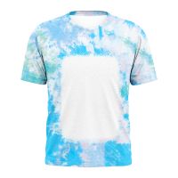 Sublimation Blank Unisex Bleached T Shirt-S