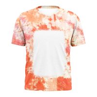 Sublimation Blank Unisex Bleached T Shirt-S