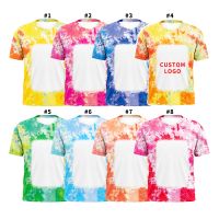 Sublimation Blank Unisex Bleached T Shirt-XL