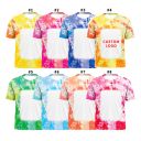 Sublimation Blank Unisex Bleached T Shirt-2XL