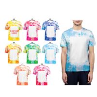 Sublimation Blank Unisex Bleached T Shirt-3XL