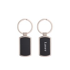 Laser engraving blank keychains(with black aluminum insert) LSMA88