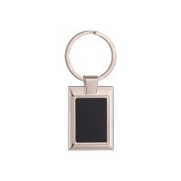 Laser Engraving Blank Rectangle Metal Keychain-40*28*4MM