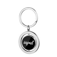 Laser Engraving Blank Metal Rotating Keychain-LS20003