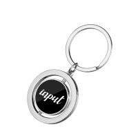 Laser Engraving Blank Metal Rotating Keychain-LS20003