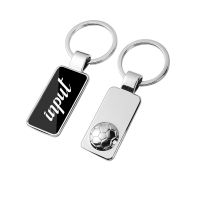 Laser Engraving Blank Metal Keychain with Football Design-LS20008