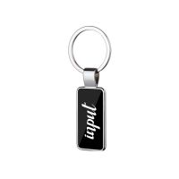 Laser Engraving Blank Metal Keychain with Football Design-LS20008