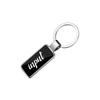 Laser Engraving Blank Metal Keychain with Football Design-LS20008