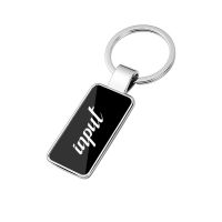 Laser Engraving Blank Metal Keychain with Football Design-LS20008