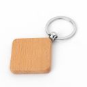 Laser Engraving Blank Wood Diamond Shape Keychain-52*52*6mm