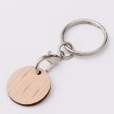 Laser Engraving Blank Wood Keychain-23*23*2mm