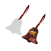 Sublimation Blank Double-sided HPP Christmas Ornaments-bell
