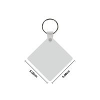 Sublimation Acrylic Keychain（square）