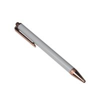 Sublimation metal pen-rose gold-no rubber tip(with shrink wrap)