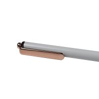 Sublimation metal pen-rose gold-no rubber tip(with shrink wrap)