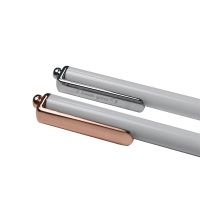 Sublimation metal pen-rose gold-no rubber tip(with shrink wrap)