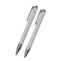 Sublimation metal pen-rose gold-no rubber tip(with shrink wrap)