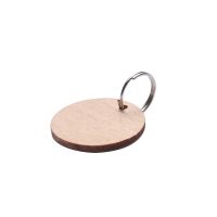 Laser Engraving Blank Wood Dog Pet Tag -round