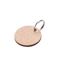 Laser Engraving Blank Wood Dog Pet Tag -round