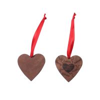 Laser Engraving Blank Wood Christmas Ornament-Heart