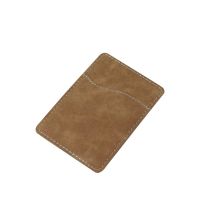 Subimation PU Leather Cellphone card holders-Brown