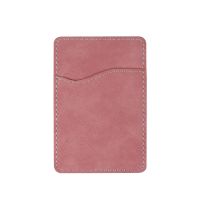 Subimation PU Leather Cellphone card holders-Pink