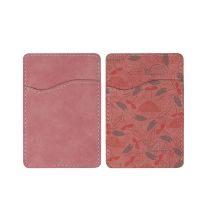 Subimation PU Leather Cellphone card holders-Pink