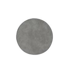 Subimation PU Leather Round Coasters-light grey