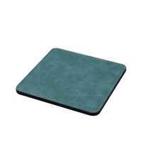 Subimation PU Leather Square Coasters-Malachite blue