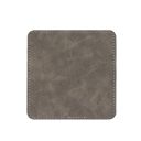 Subimation PU Leather Square Coasters-dark grey