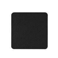 Subimation PU Leather Square Coasters-dark grey