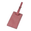 Sublimation Double-sided PU Leather Luggage Tag -pink