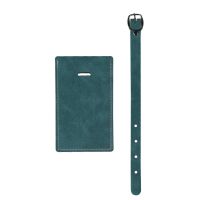 Sublimation Double-sided PU Leather Passort Covers-Malachite blue