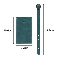 Sublimation Double-sided PU Leather Passort Covers-Malachite blue