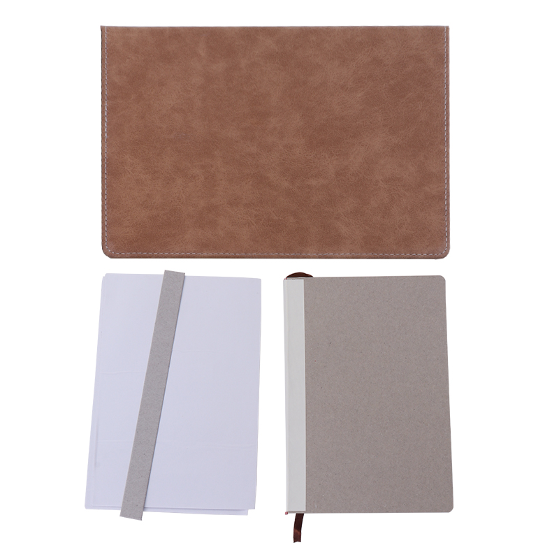 Sublimation A5 PU Leather Notebook /Leather Journal -Brown