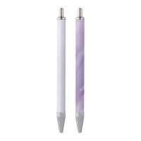 Sublimation Metal Ballpoint Pen Without Pen Clip-Silver(come with shrink wrap)